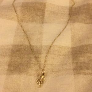 18k gold octopus necklace!